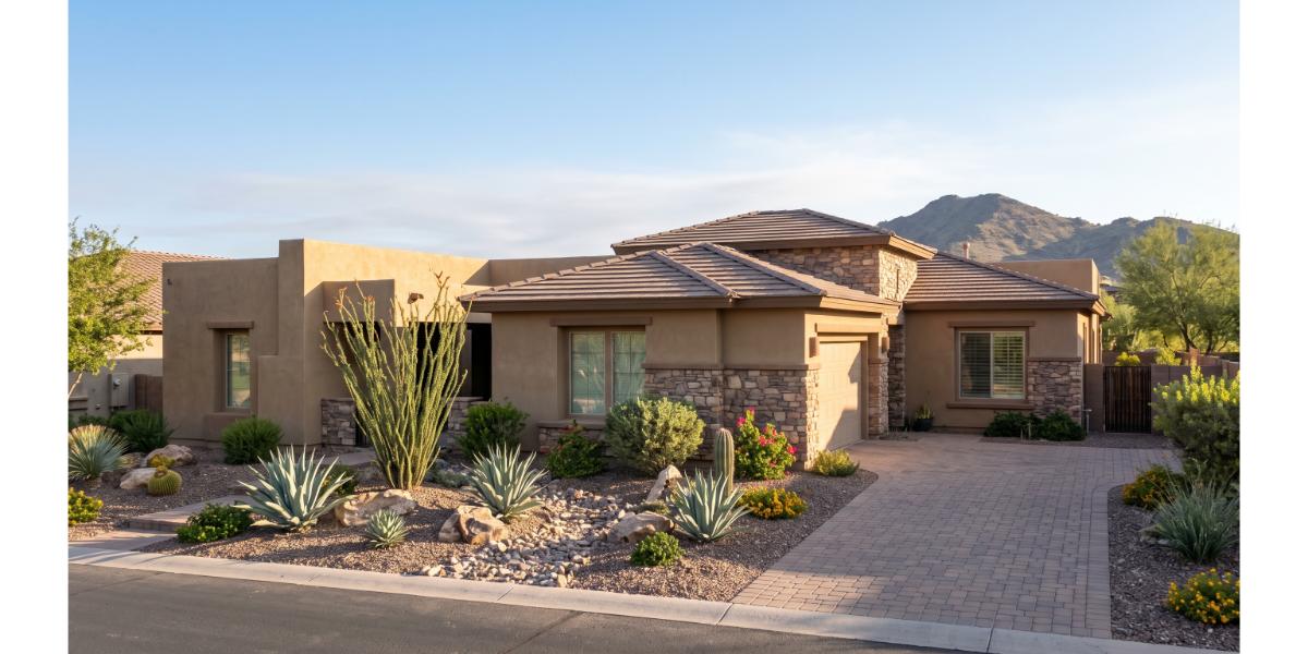 Attractive Phoenix residential home representing a Spanish speaking mortgage lender in Phoenix AZ.