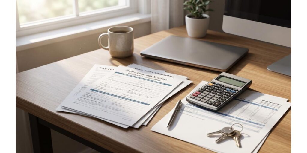 Reviewing loan documentation and pre-approval paperwork with a Spanish speaking mortgage lender in Phoenix AZ.
